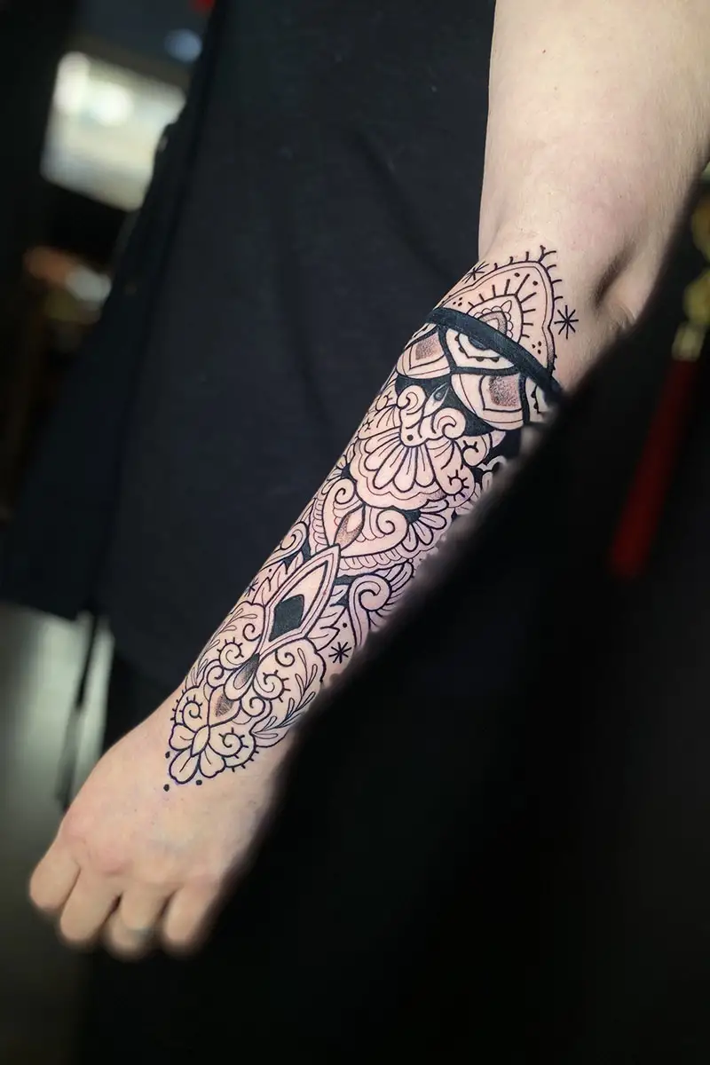 Tatuaje estilo ornamental